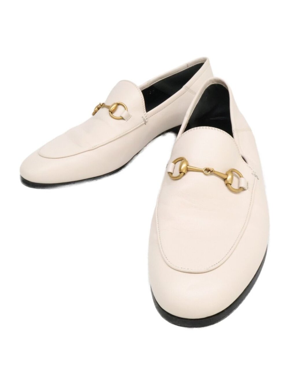 Gucci Brixton Leather Horsebit Loafers